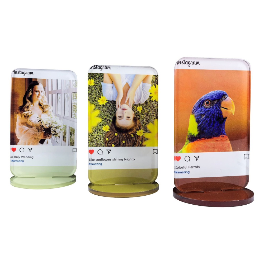 Alwin China RTS Acrylic heat transfer printing table desktop decoration sublimation plate