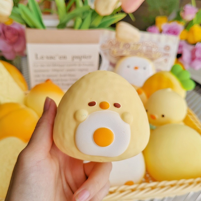Alwin China RTS Popular Butter Squishy Toy Food Style Cute Bear Bread Hot Sale