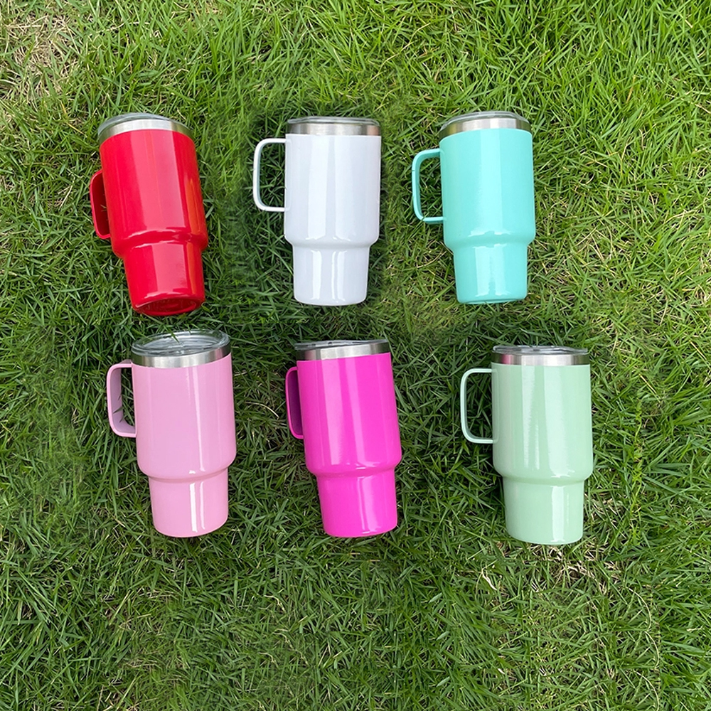 Alwin USA RTS 3oz Sublimation Double Wall Stainless Steel Mini Wine Tumbler with Handle Mixed Color Hot Sale on Amazon