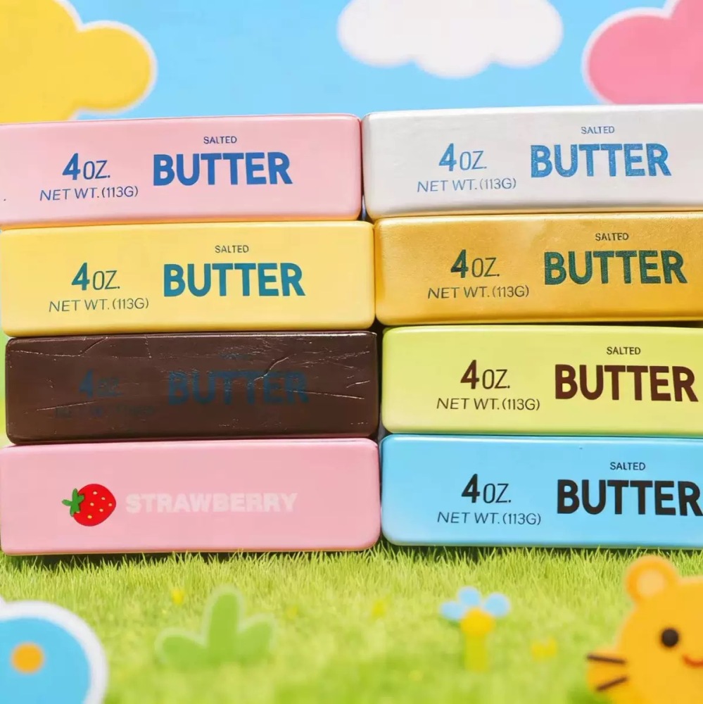 Alwin China RTS Popular Butter Squishy Toy Food Style Cute Bear Bread Hot Sale