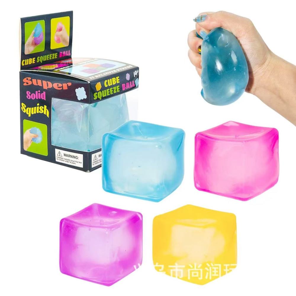 Alwin China RTS Needoh Squishy Toy Ice Cream Octopus Dream Drop Pizza Jellyfish Popsicle Cube Splat Toy Hot Sale