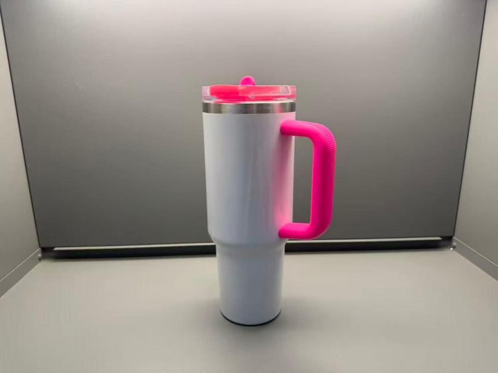 16 Pack USA Warehouse Sublimation blanks 40ozRemovable Leakproof Flip Top Straw Tumbler