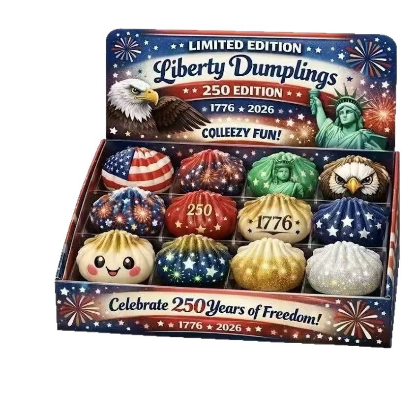 Alwin China RTS New Style Squishy Dumpling USA Sanrio Squishy Toys blind box Set