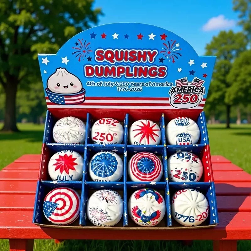 Alwin China RTS New Style Squishy Dumpling USA Sanrio Squishy Toys blind box Set