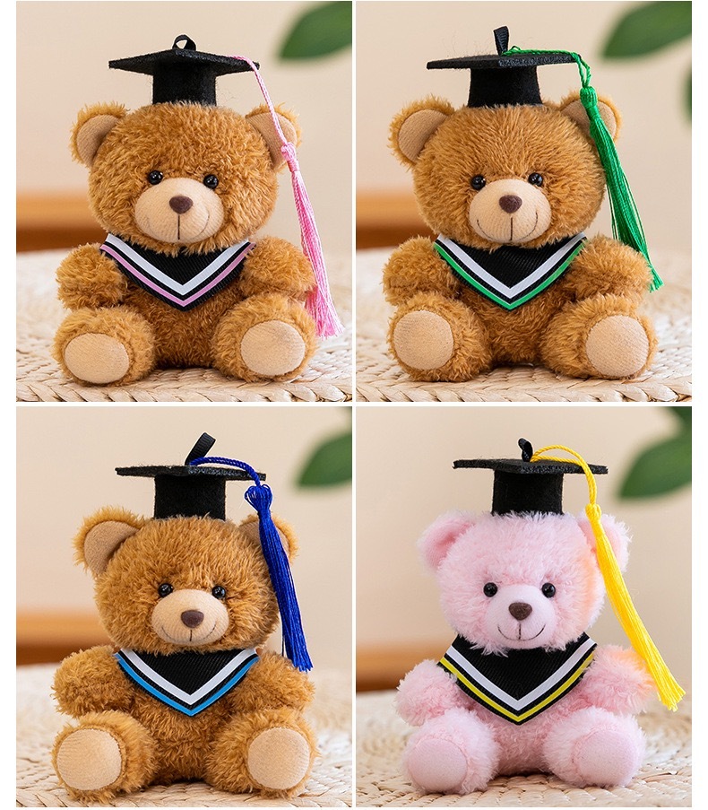 Alwin China RTS 15cm Bear Graduation Mini Dolls Cute Hot Sale
