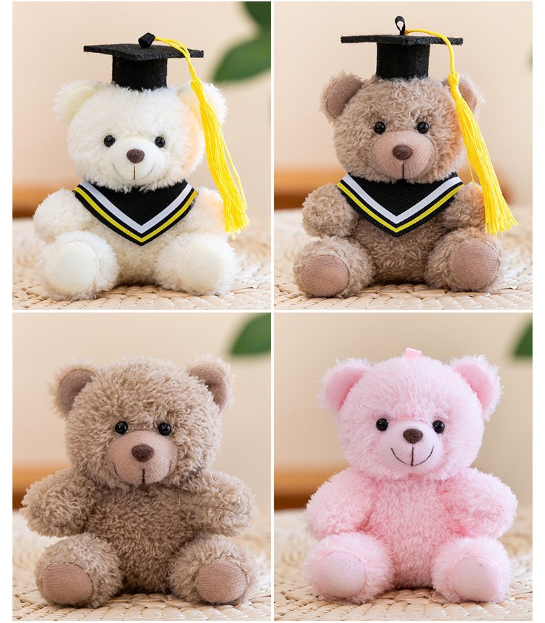Alwin China RTS 15cm Bear Graduation Mini Dolls Cute Hot Sale