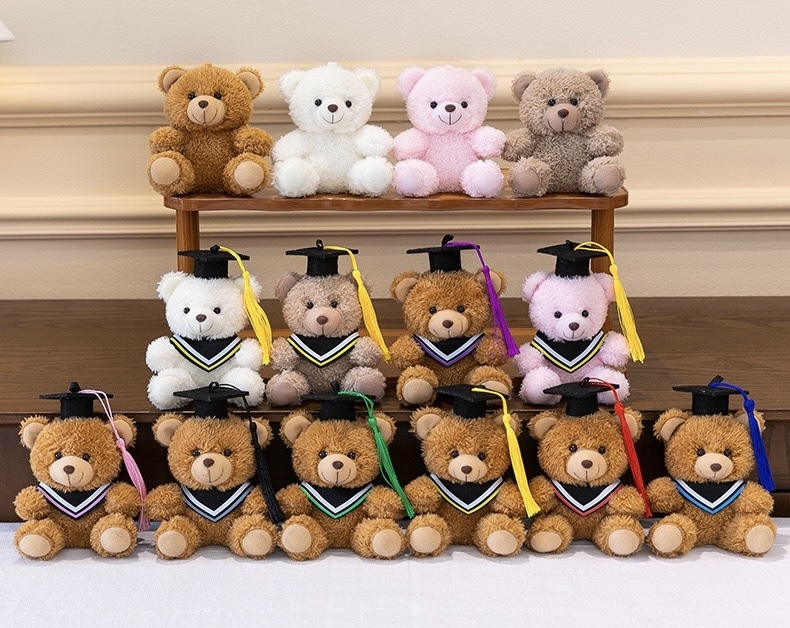 Alwin China RTS 15cm Bear Graduation Mini Dolls Cute Hot Sale