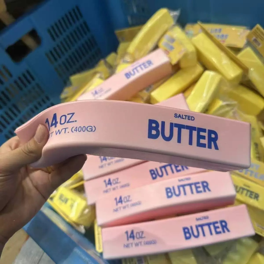 Alwin China RTS Popular 4oz 12oz Butter Squishy Toy Food Style Cute Bear Bread Hot Sale