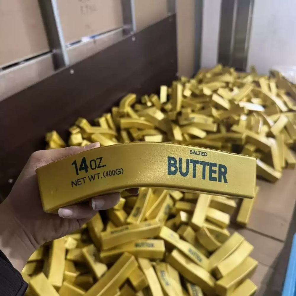 Alwin China RTS Popular 4oz 12oz Butter Squishy Toy Food Style Cute Bear Bread Hot Sale