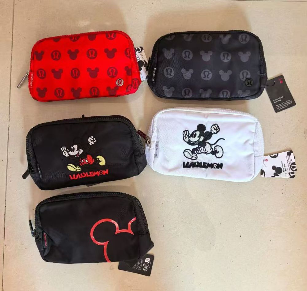 Alwin China RTS Lulu Lemon New Everywhere Mickey Bag 1L Waist Bag Sport Crossbody Chest Bag Hot Sale