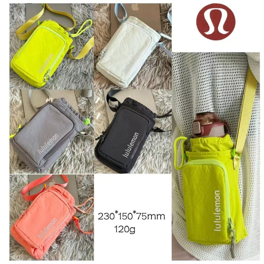 Alwin China RTS NEW All Series Lulu lemon Bags Wrist Bag Makeup Crossbody Bag Hot Sale