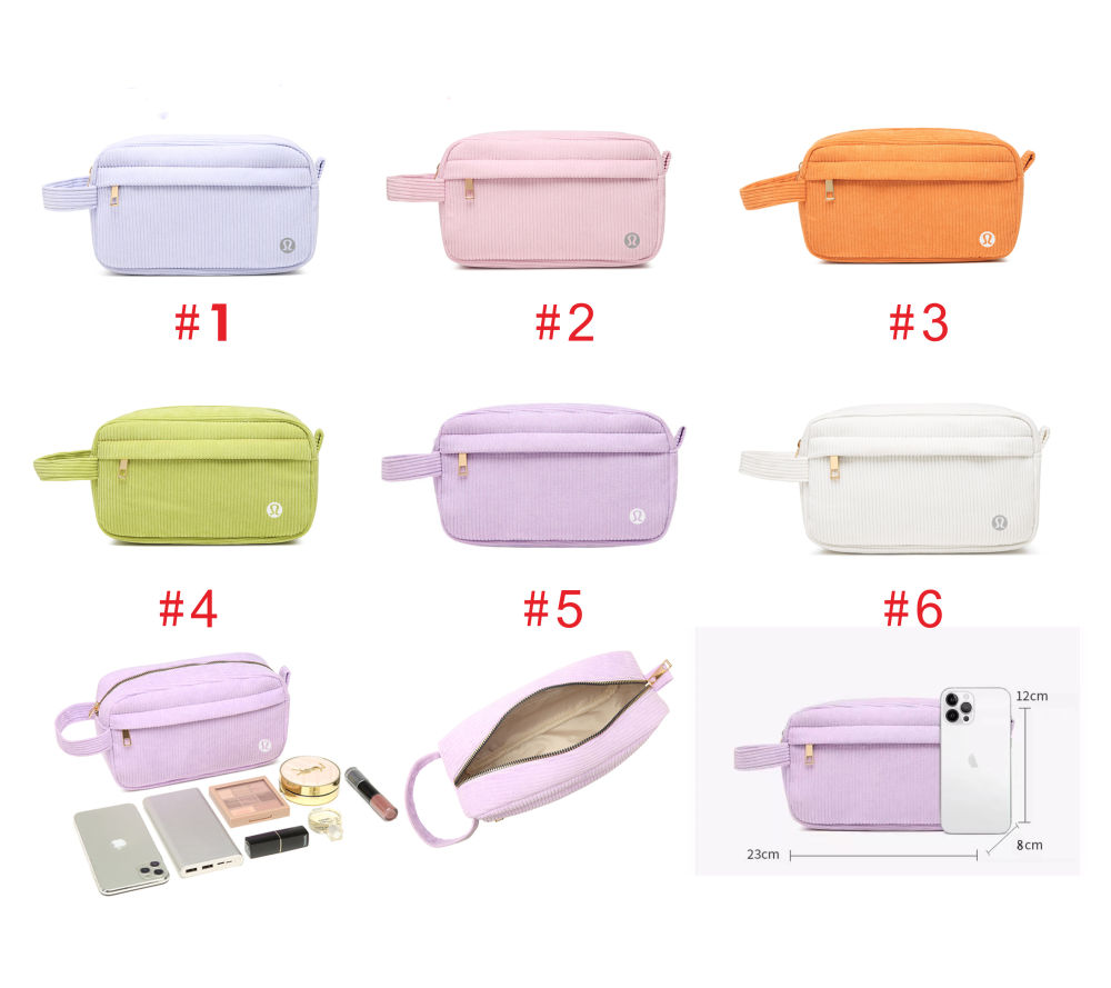 Alwin China RTS NEW All Series Lulu lemon Bags Wrist Bag Makeup Crossbody Bag Hot Sale