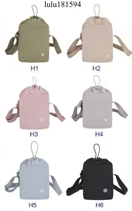 Alwin China RTS NEW All Series Lulu lemon Bags Wrist Bag Makeup Crossbody Bag Hot Sale