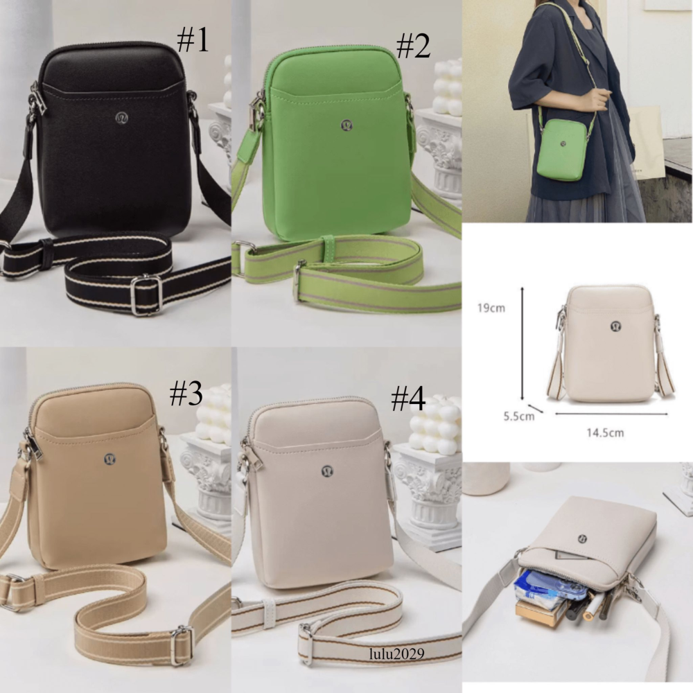 Alwin China RTS NEW All Series Lulu lemon Bags Wrist Bag Makeup Crossbody Bag Hot Sale