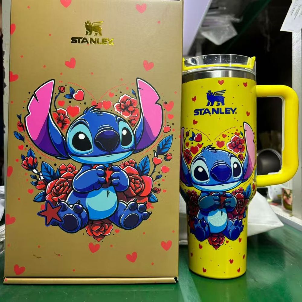 Alwin China RTS 40oz New Stanley with Gift Box Stitch Hellokitty Jennie Dragon Ball Hot Sale