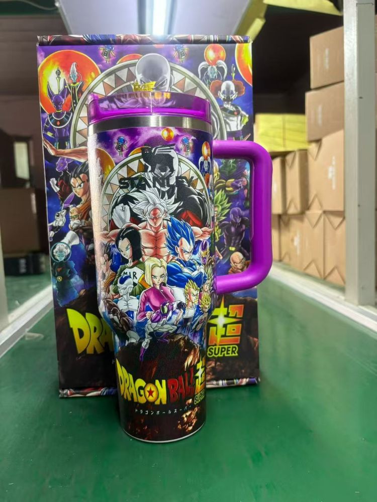 Alwin China RTS 40oz New Stanley with Gift Box Stitch Hellokitty Jennie Dragon Ball Hot Sale