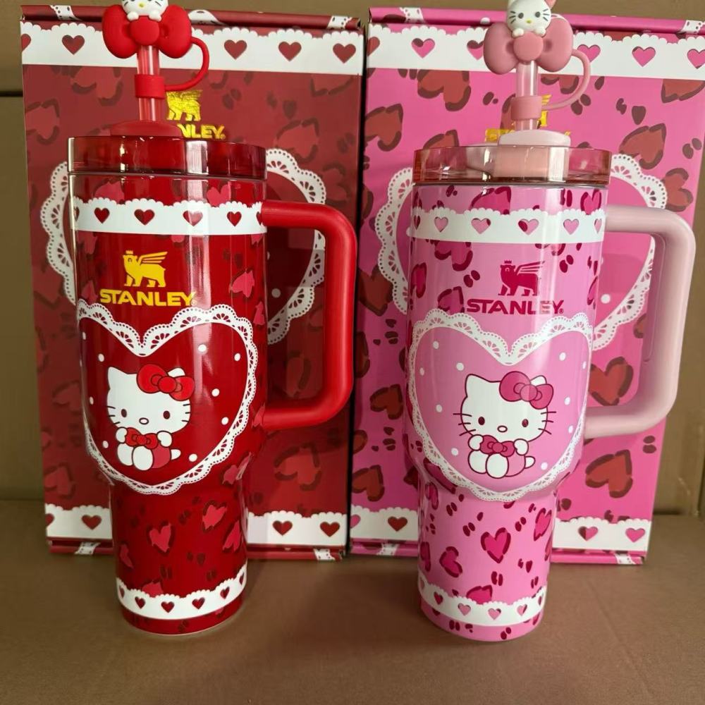 Alwin China RTS 40oz New Stanley with Gift Box Stitch Hellokitty Jennie Dragon Ball Hot Sale