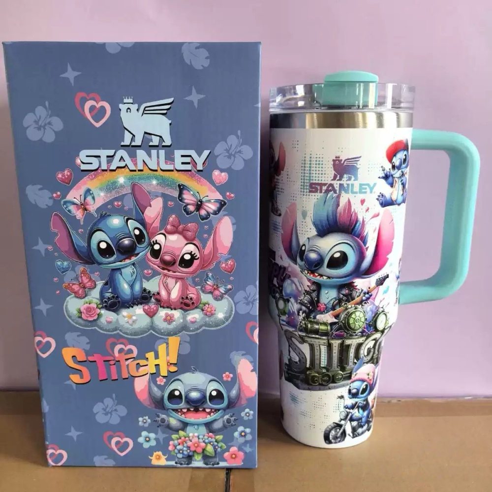 Alwin China RTS 40oz New Stanley with Gift Box Stitch Hellokitty Jennie Dragon Ball Hot Sale