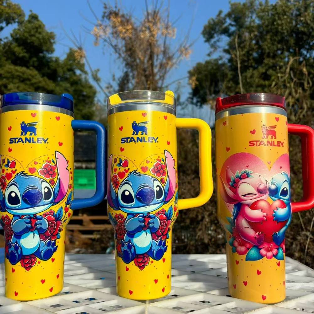Alwin China RTS 40oz New Stanley with Gift Box Stitch Hellokitty Jennie Dragon Ball Hot Sale