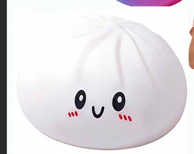 Alwin China RTS New Giant Dumpling Squishy Toy 9cm 15cm 25cm Mixed Color with Basket Hot Sale