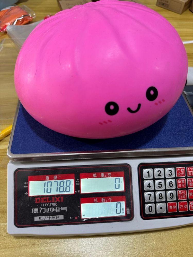 Alwin China RTS New Giant Dumpling Squishy Toy 9cm 15cm 25cm Mixed Color with Basket Hot Sale