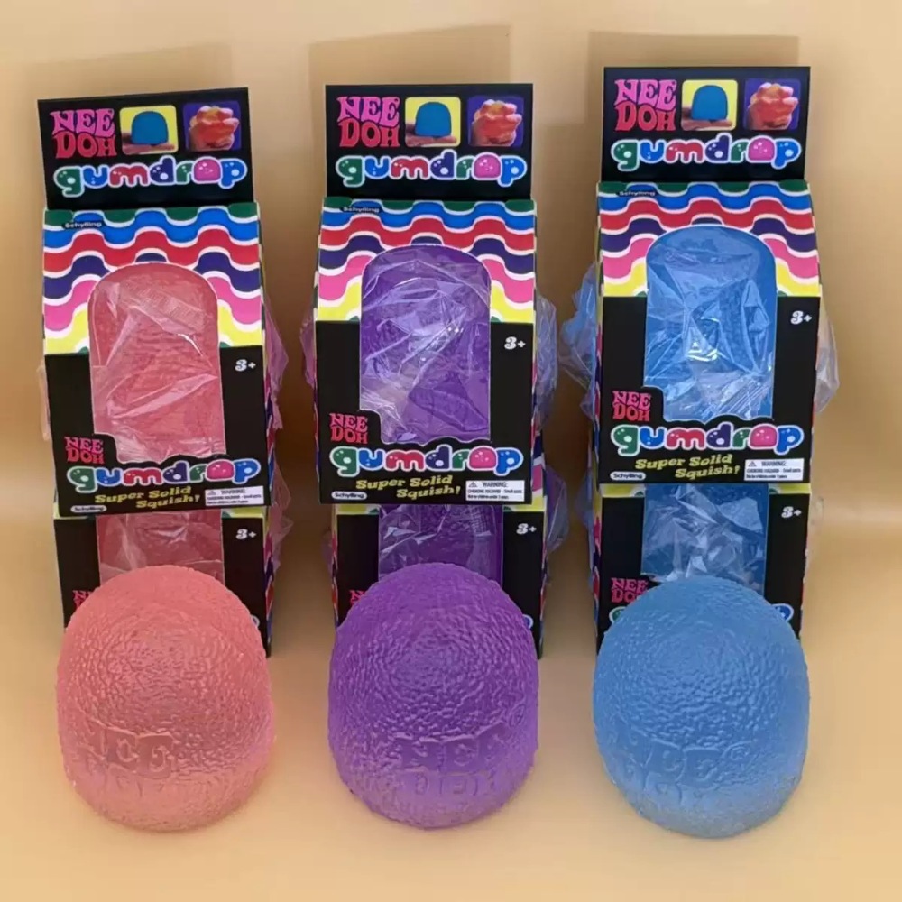 Alwin China RTS Needoh Squishy Toy Ice Cream Octopus Dream Drop Pizza Jellyfish Popsicle Cube Splat Toy Hot Sale