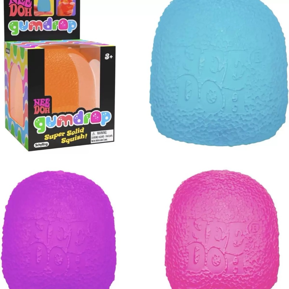 Alwin China RTS Needoh Squishy Toy Ice Cream Octopus Dream Drop Pizza Jellyfish Popsicle Cube Splat Toy Hot Sale