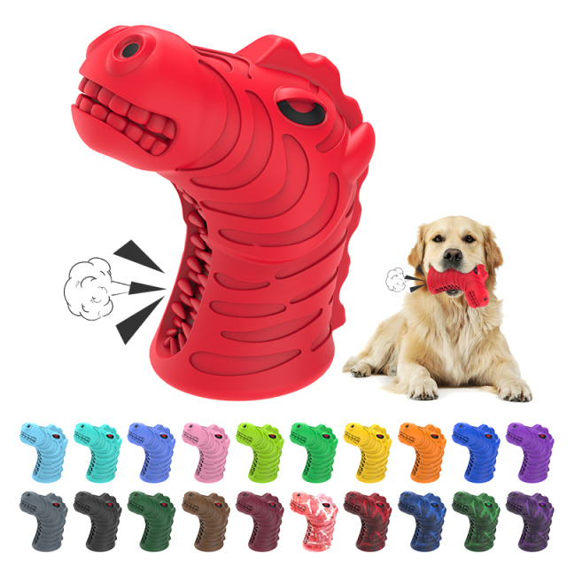 KINYU Patent Zebra Dog Chew Toy