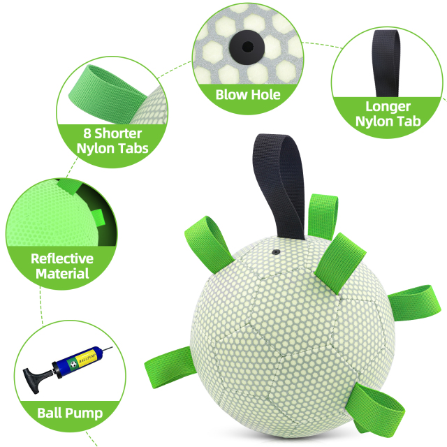 KINYU New Pure Luminous Dog Soccer Ball