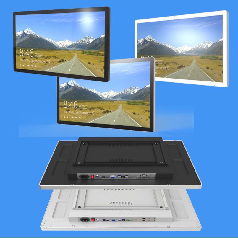 Infrared touchscreen Wall mounted monitor all in one display with Android system
