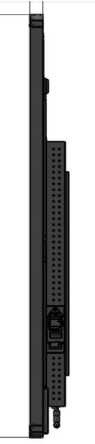 Infrared touchscreen Wall mounted monitor all in one display with Android system