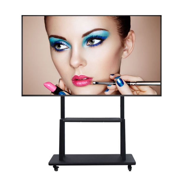 55/65/75inch electronic interactive whiteboard for office meeting room use with mobile floor stand