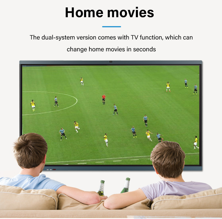 55/65/75inch electronic interactive flat panel smart conference all in one machine