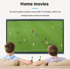 55/65/75inch electronic interactive flat panel smart conference all in one machine