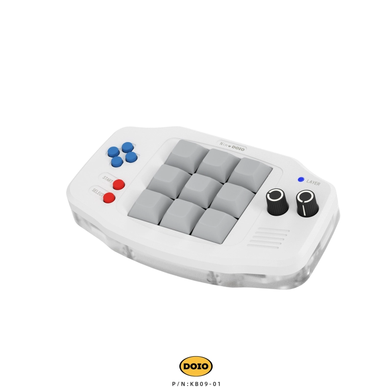 9 keys Programmable and Versatile GBA Mechanical keyboard