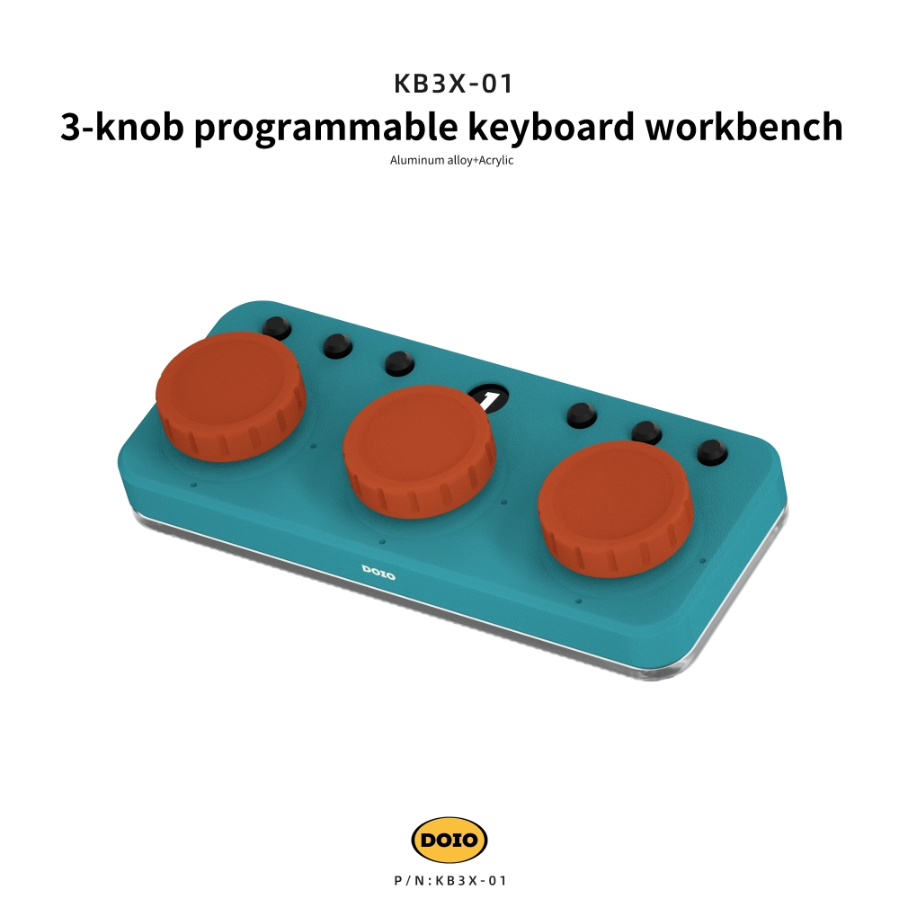 3-knob programmable keyboard workbench
