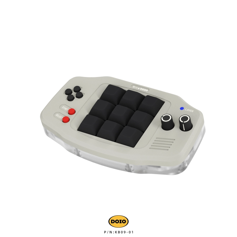 9 keys Programmable and Versatile GBA Mechanical keyboard