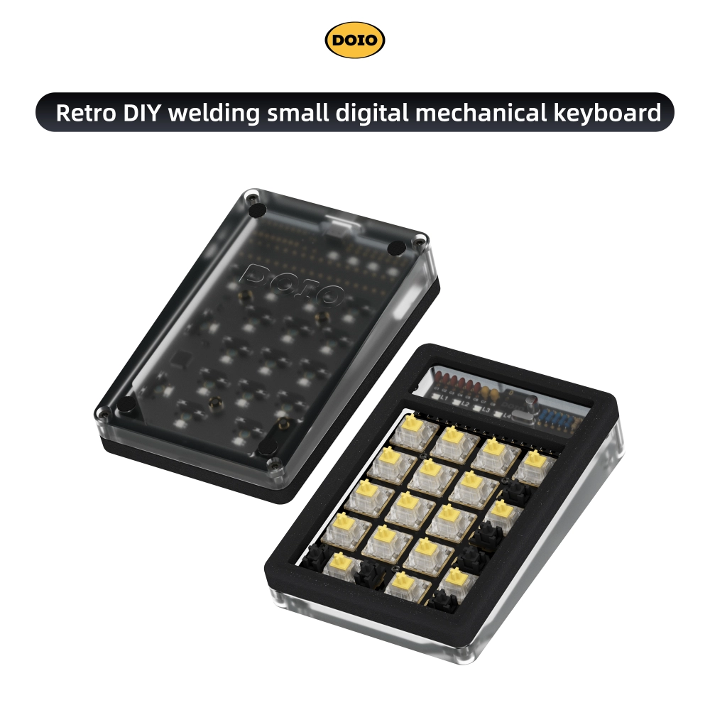 Programmable Line Keys 17 keys Programmable Multifunction Mechanical keyboard