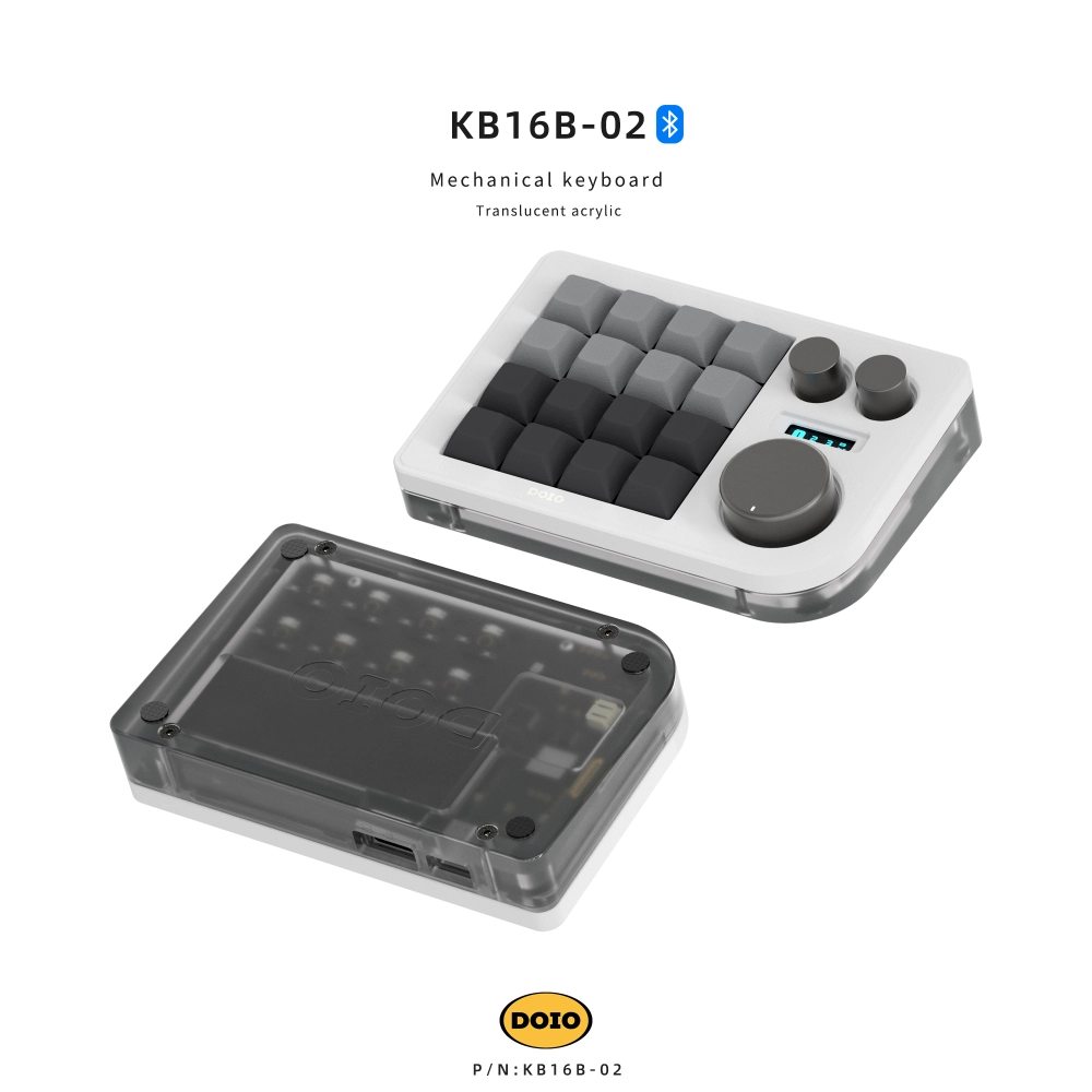 16 keys Programmable Multifunction Mechanical keyboard Version Bluetooth