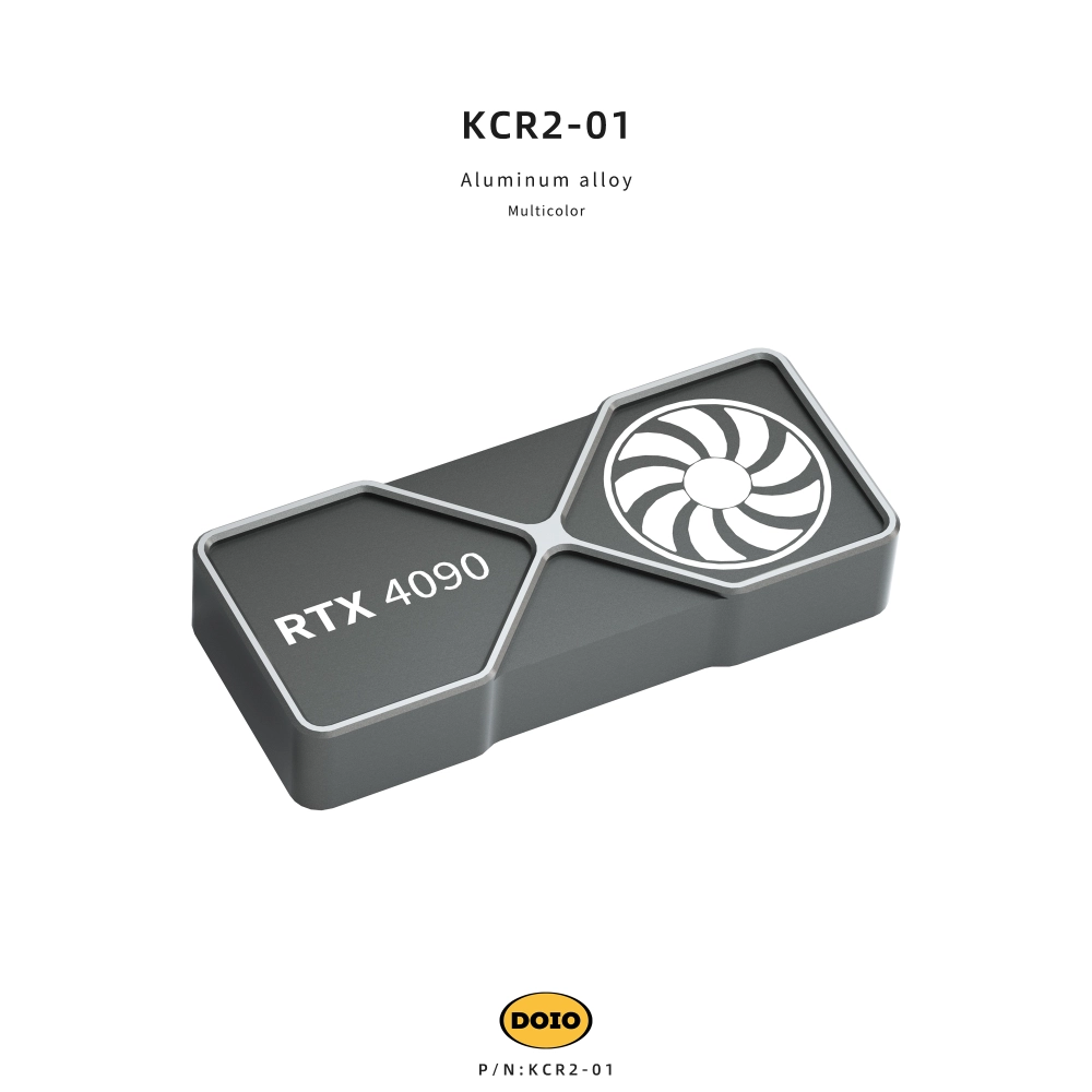 Card Key Caps aluminum alloy graphics card style personalized key caps