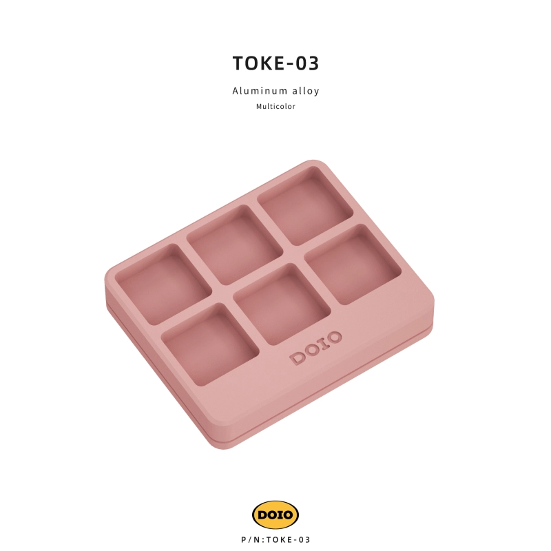 Multicolor aluminium alloy key cap box