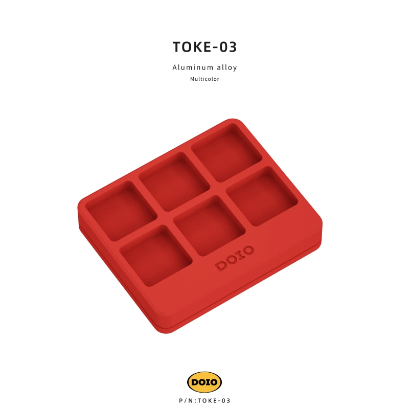 Multicolor aluminium alloy key cap box