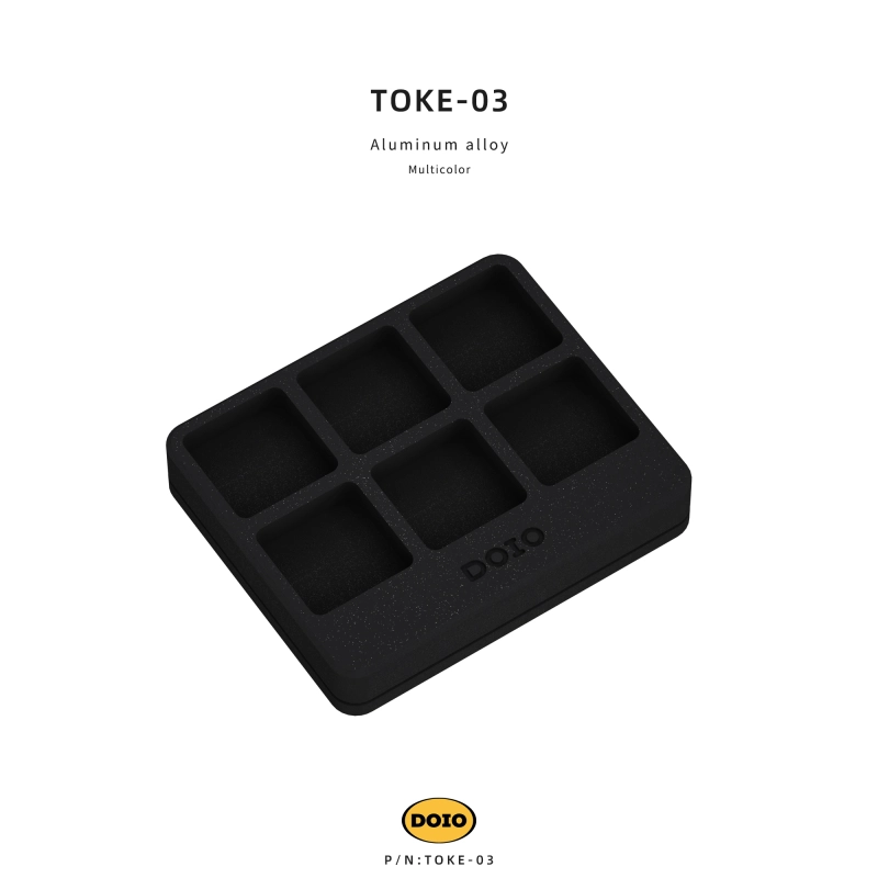 Multicolor aluminium alloy key cap box