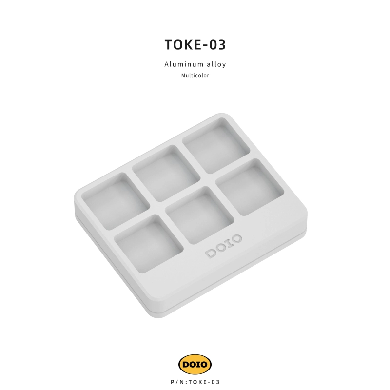 Multicolor aluminium alloy key cap box
