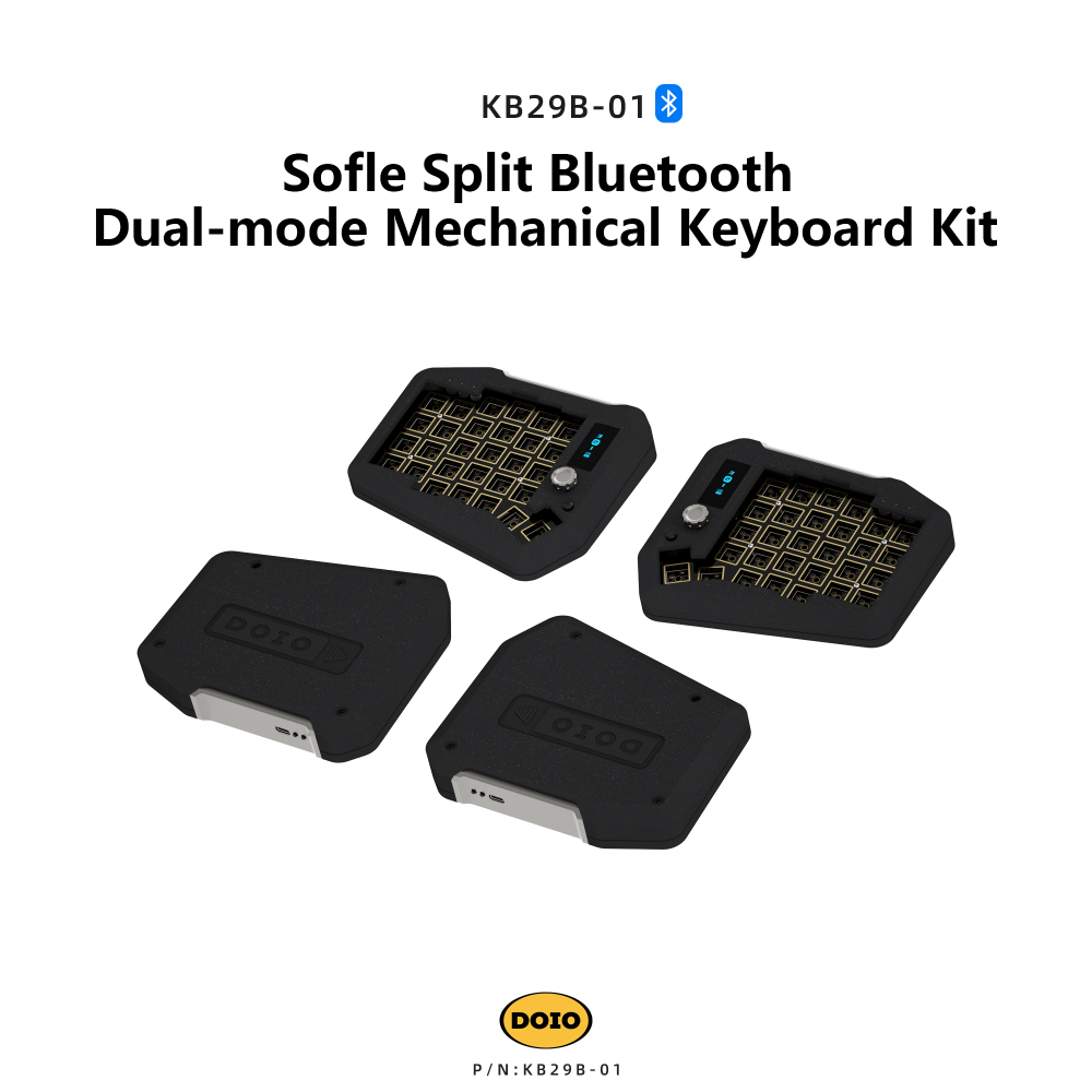 Sofle split keyboard bluetooth dual-mode mechanical keyboard kit