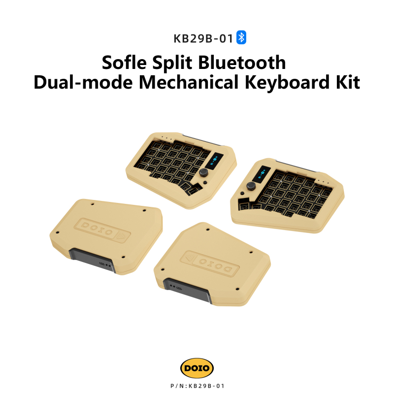 Sofle split keyboard bluetooth dual-mode mechanical keyboard kit