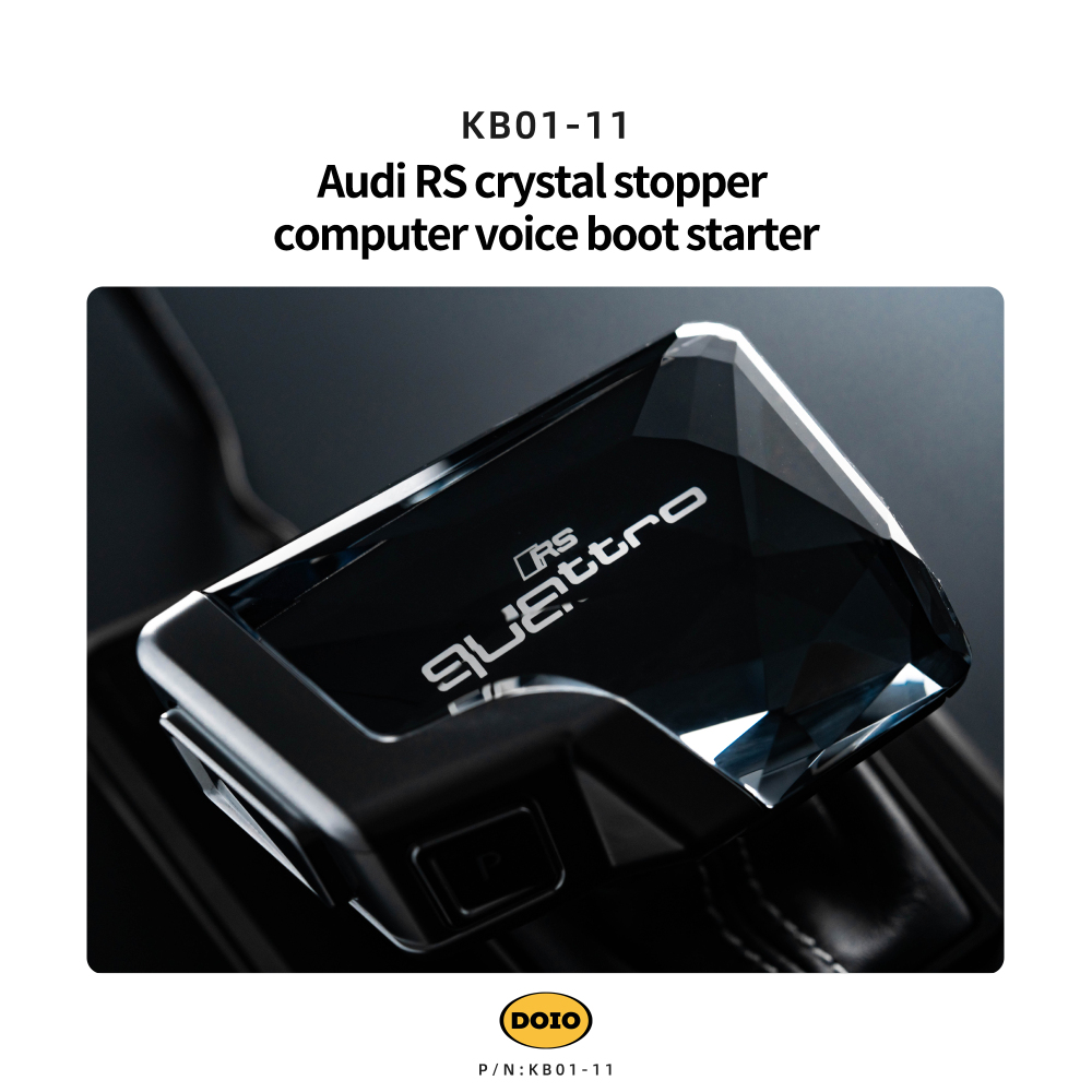 Audi RS crystal stopper computer voice boot starter