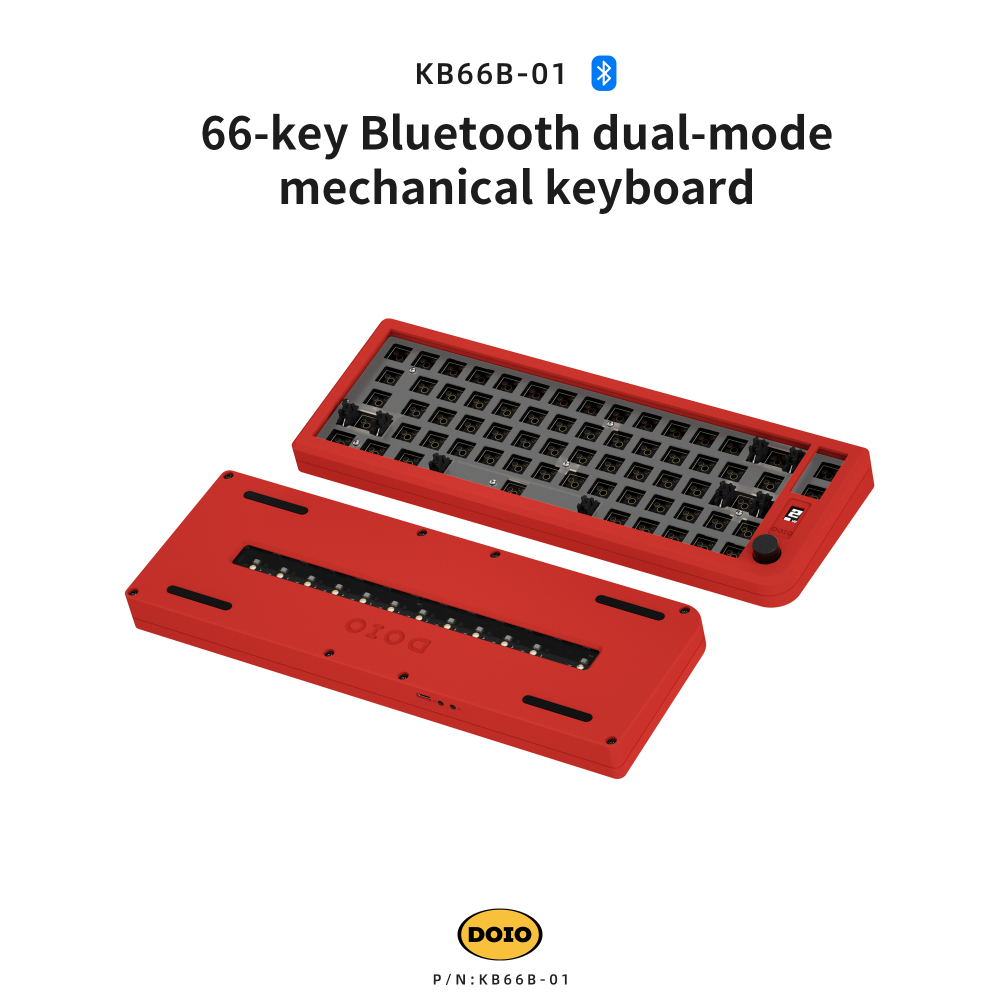 66-key Bluetooth dual-mode mechanical keyboard