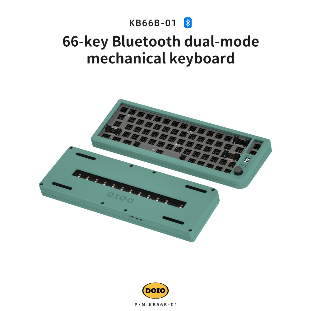 66-key Bluetooth dual-mode mechanical keyboard