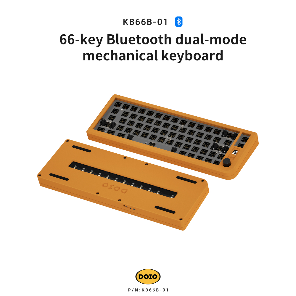66-key Bluetooth dual-mode mechanical keyboard
